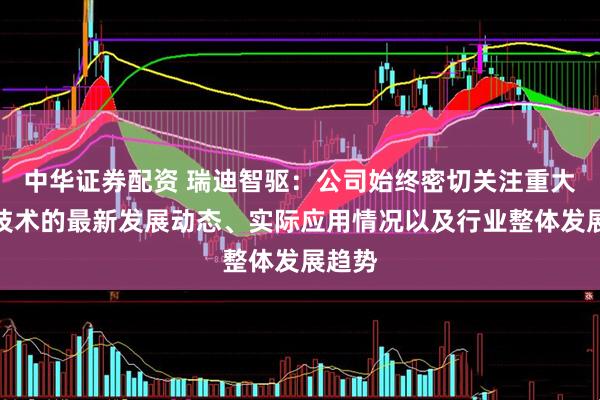 中华证券配资 瑞迪智驱：公司始终密切关注重大前沿技术的最新发展动态、实际应用情况以及行业整体发展趋势