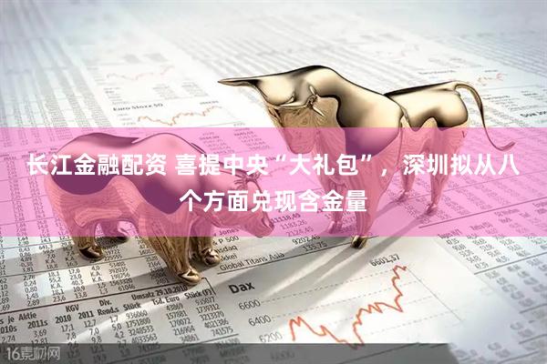 长江金融配资 喜提中央“大礼包”，深圳拟从八个方面兑现含金量