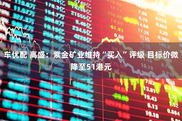 车优配 高盛：紫金矿业维持“买入”评级 目标价微降至51港元